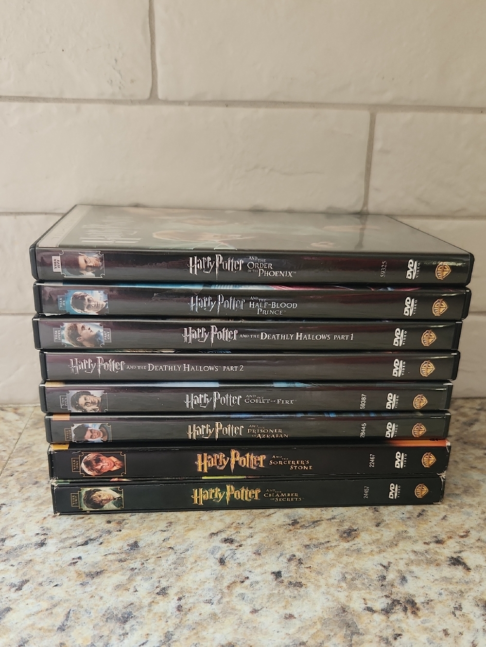 Harry Potter DVD Collection Lot Of 8